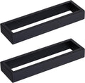 Towel Bar, 9 Inch Hand Towel Holder Wall Mount, Towel Racks for Bathroom Accessories, Stainless Steel Towel Ring Hardware (Matte Black, 2 Pack)
