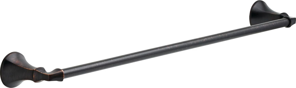 DELTA FAUCET 76424-RB Ashlyn 24-in Wall Mount Towel Bar Bath Hardware Accessory in Venetian Bronze