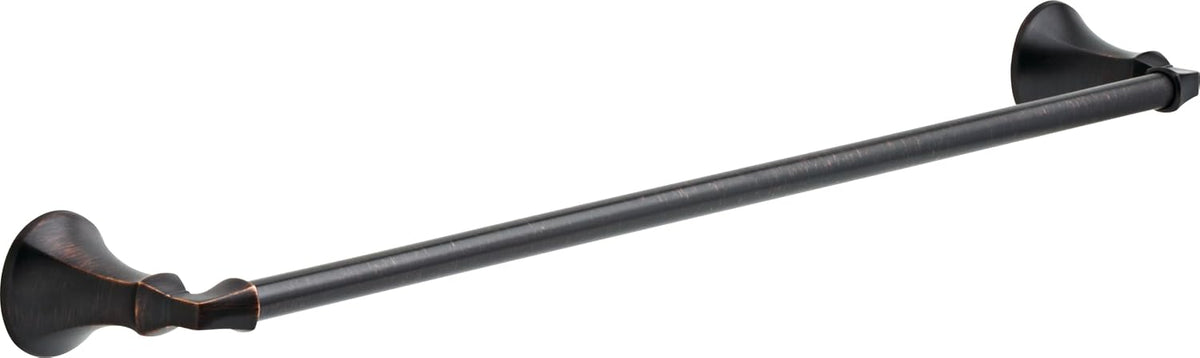 DELTA FAUCET 76424-RB Ashlyn 24-in Wall Mount Towel Bar Bath Hardware Accessory in Venetian Bronze