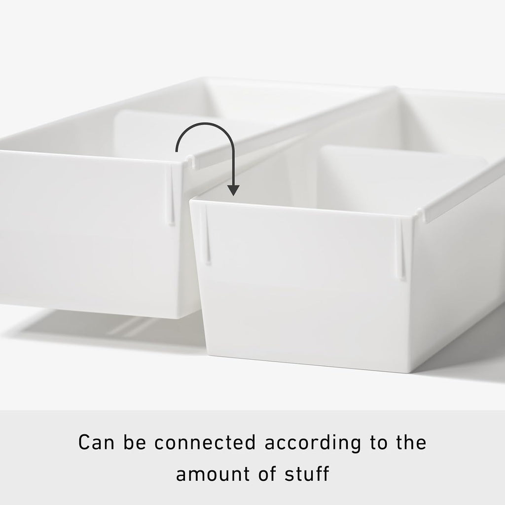 Like-it | CSP-12 | Drawer Organizer | T-Shirts Case | T-Shirts organizer | One adjustable divider included | 10.63" × 12.99" × 3.74" | Clear |