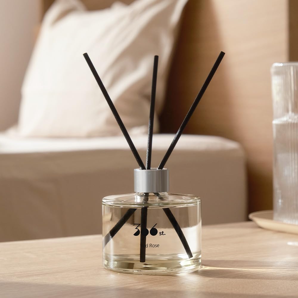 396 st. Reed Diffuser, Baby Powder, 200ml(6.7oz) / Reed Diffuser Sets, Home Fragrance, Scented Oils, Home & Bathroom Décor (Pack of 2)