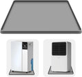 Dehumidifier Drip Mat- 23.6'' x 19.7'' x 0.78'' Silicone Humidifier Drip Tray,Non-Slip,Spill-Proof,Water proof Dehumidifier Drip Pan, Ideal for Portable Air Conditioner,Ice Maker,Water Cooler-Grey