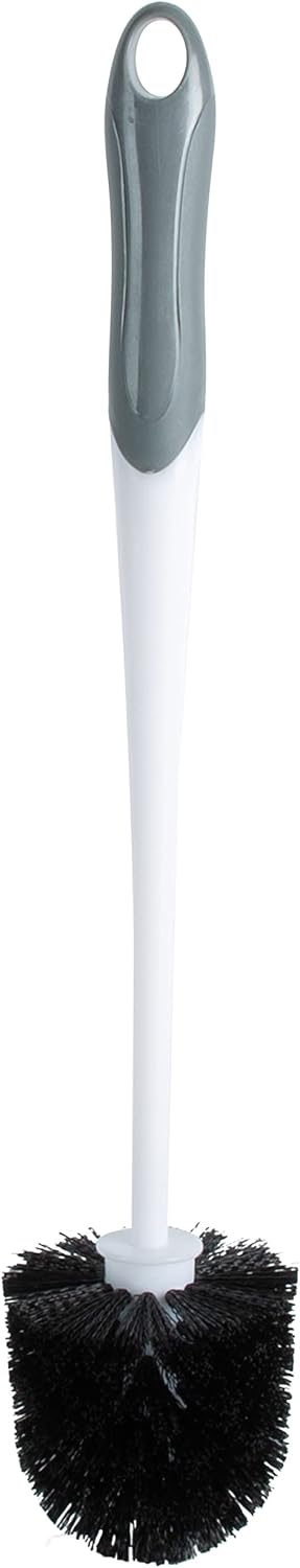 Bath Bliss 2 Pack 2-in-1 Bowl Brush & Plunger in White