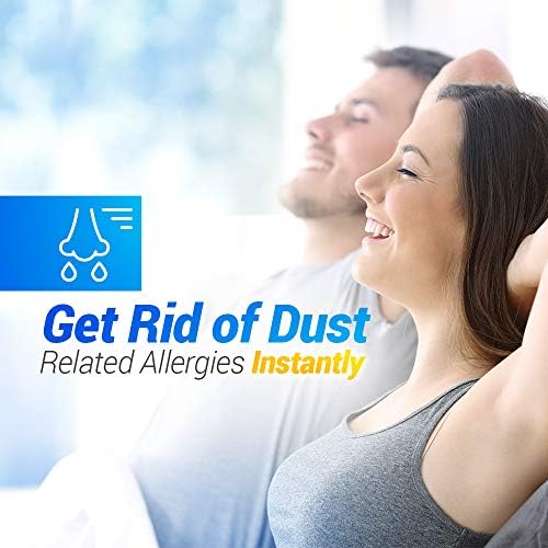 Fuller Brush Duster Spray + Fuzzy Fan Duster - Netted Fiber Duster with Slanted Head Cleans Ceiling Fans Walls Bookshelves Door & Window Tops