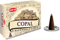 HEM Copal Incense Cones – Pack of 120 Cones (10 Boxes) – Natural Long-Lasting Aroma for Aromatherapy, Cleansing, Stress Relief & Home Fragrance