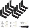 Wall Hooks for Hanging: Folding Coat Hooks 12PACK Heavy Duty Wall Mounted Hook Hangers for Hanging Key Coat Towel Hat Bag Backpack Headphone in Door Bathroom Closet(BlackPro)