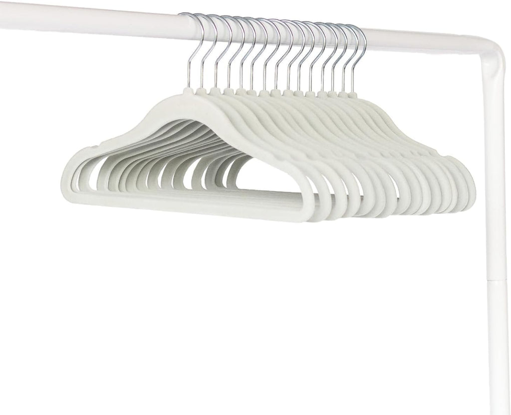 3 Sprouts Velvet Baby Hangers, Non Slip Slim, Light Green, 30 Pack