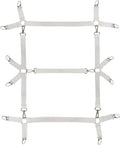 Bed Sheet Straps Nonslip Fitted Sheet Clips,Adjustable Elastic Bedding Holder Easy Install on Mattress Covers (White)