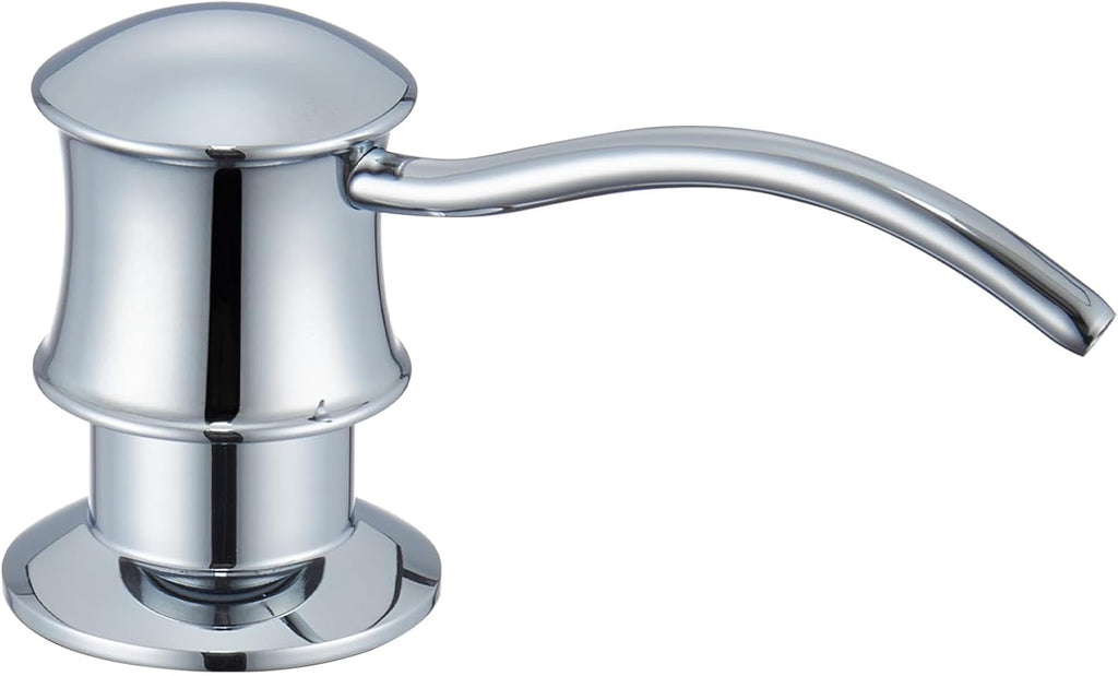 Built in Soap Dispenser for Kitchen Sink Countertop, Brass, Chrome