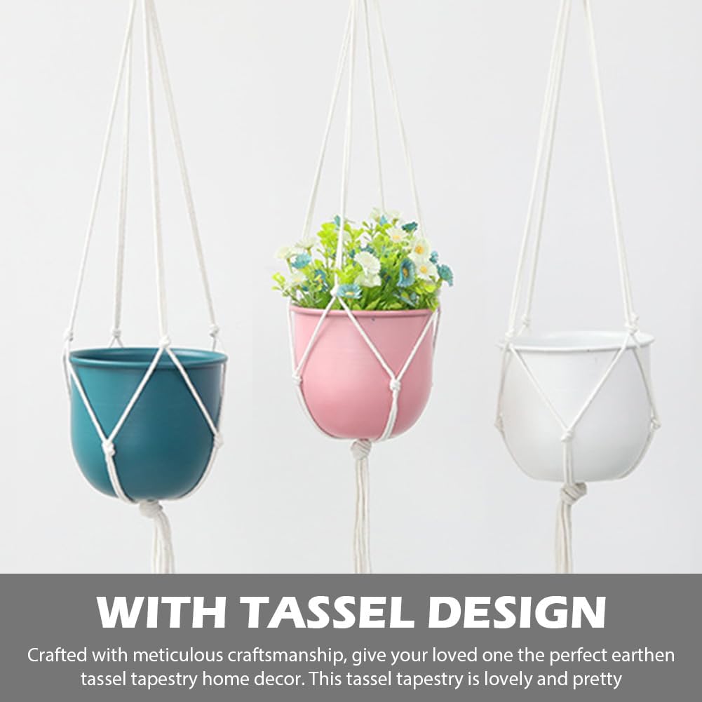 6 Pack Macrame Plant Hanger Indoor Hanging Planter for Plants Holder