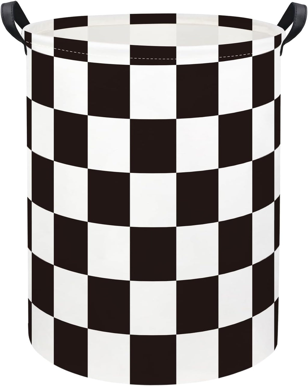 Baby Laundry Basket Kids Hamper Toy Storage Bin for Boys Room Decor Baby Nursery Hamper Gift Baskets for Bedroom Bathroom(Race Flag)