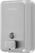 Commercial Soap Dispenser Wall Mount, Stainless Steel, 1 Pack