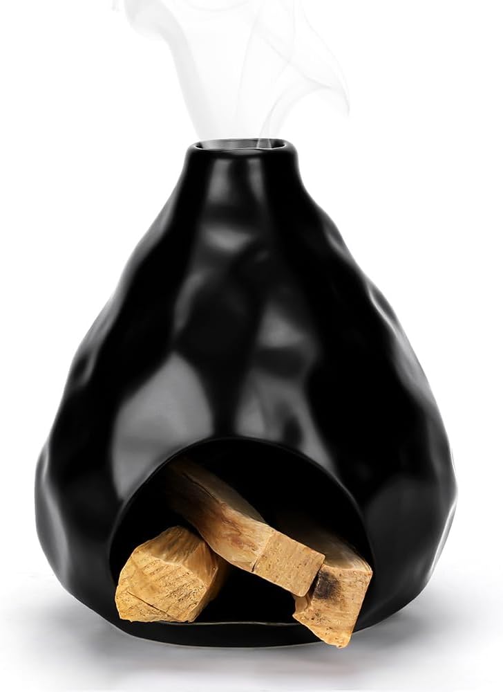 Ceramic Smudge Pot & Burner Holder for Sage, Palo Santo & Sticks