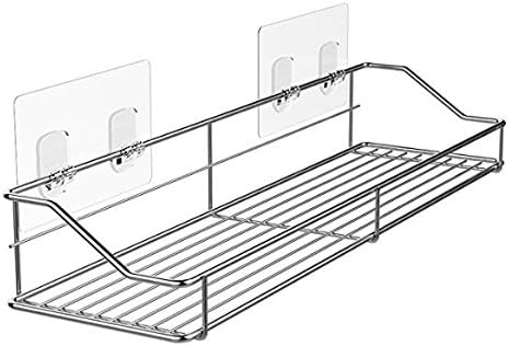 4 Pack Shower Caddy Adhesive Replacement,Transparent Strips for Shower