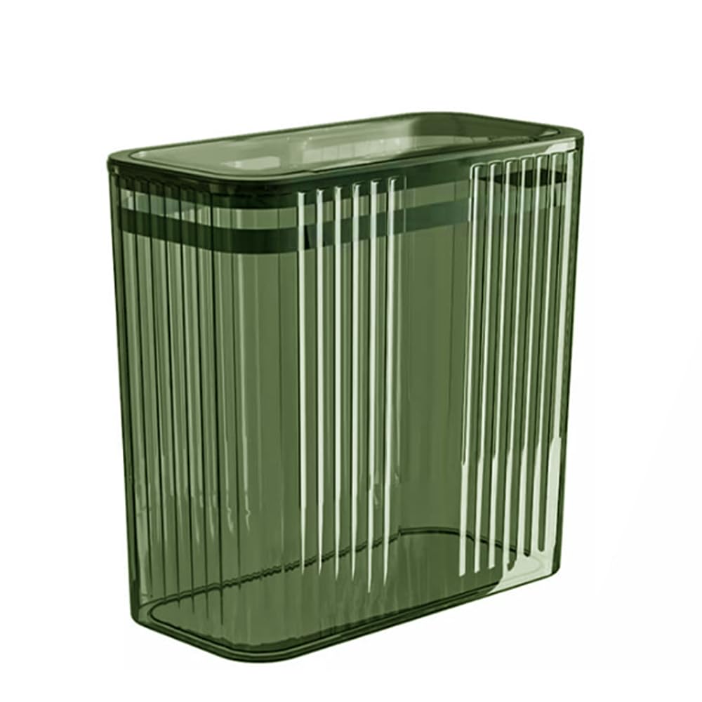 Bathroom Trash Cans with Lids, 3.5 Gallon (Green)