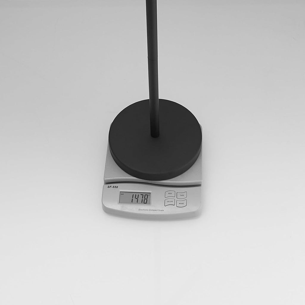 BWE Black Free Standing Toilet Paper Holder for Bathroom Tissue Storage