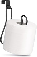 Over the Tank Toilet Paper Holder, Metal Toilet Paper Holder, Black