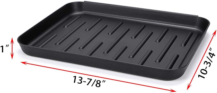 OwnMy Black Boot Tray Mat Indoor Plastic Small Shoe Tray Mat for Entryway