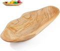 DICOSMETIC Wooden Fruit Bowl Rustic Fruit Tray Housewarming Serving Platter