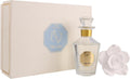 Reed Diffuser Set, Pretty Valley Home Diffuser Rose Petals Gypsum White Flower Oil 100Ml / 3.38fl OZ Gift Box for Bathroom Office Bathroom Living Room Decor (White Lotus)