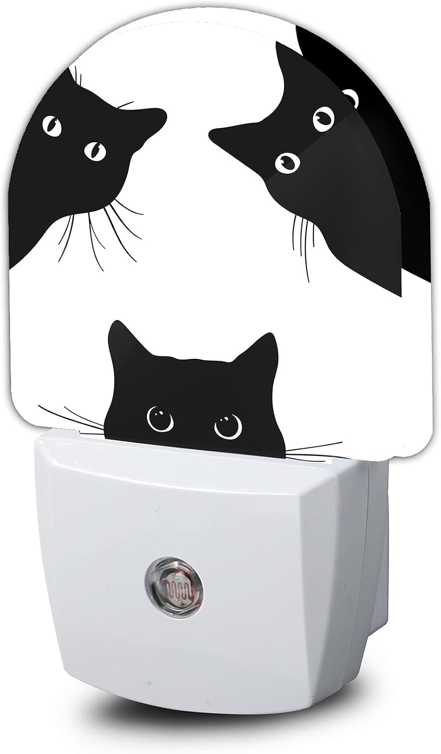 Cat Night Light,Black Cat Night Lights Plug into Wall, Dusk to Dawn Sensor LED Lamp 0.5W for Boys/Girls/Women/Men Decorations Room 0.5W Sleep Friendly