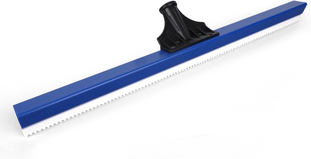 23.6in/60cm Epoxy Floor Squeegee with 0.16in/0.4cm Teeth Notched