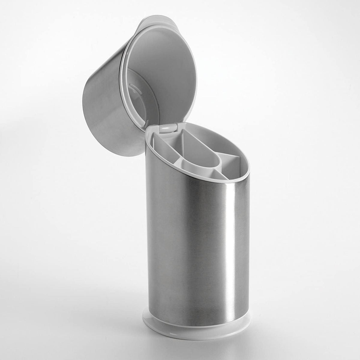 OXO Good Grips Toothbrush Organizer, Brushed Stainless (Set of 2)