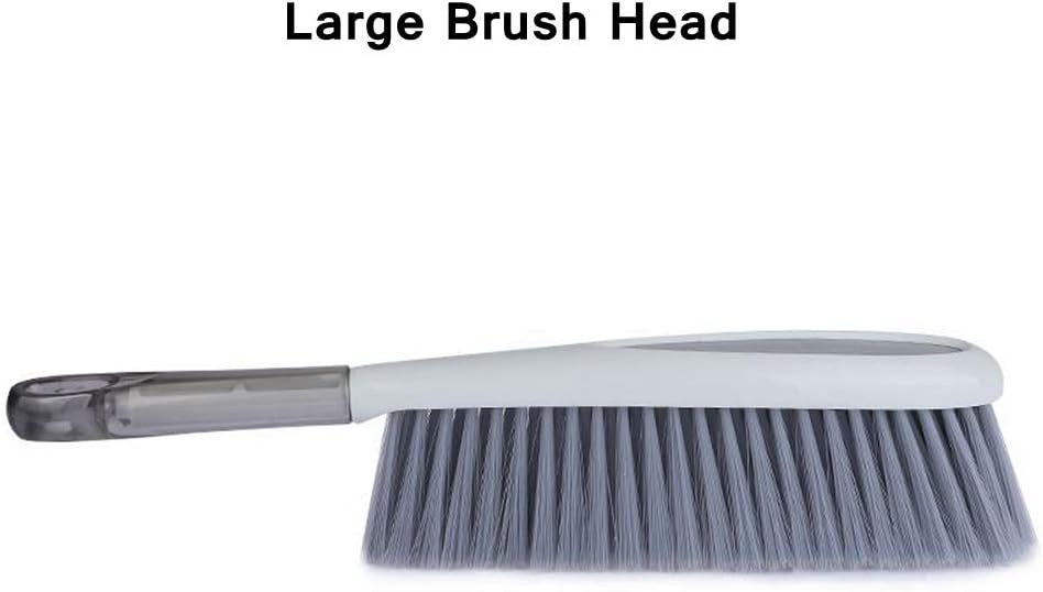 Hand Broom, 14 inch Large Counter Duster Slightly Stiff Bristle