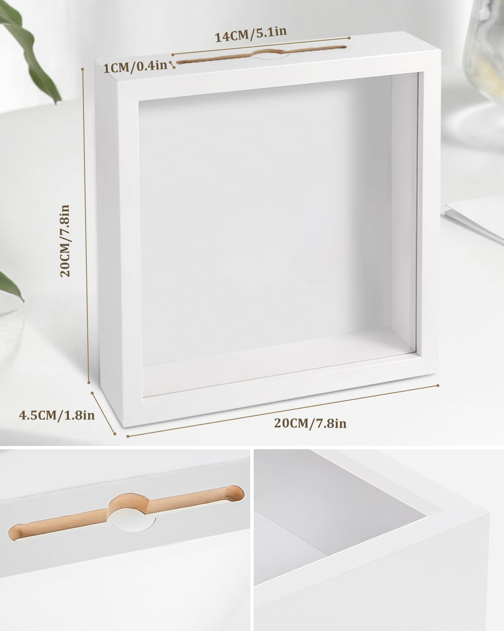 Adventure Archive Box, 12 x 12 Inch Travel Box for Memorie