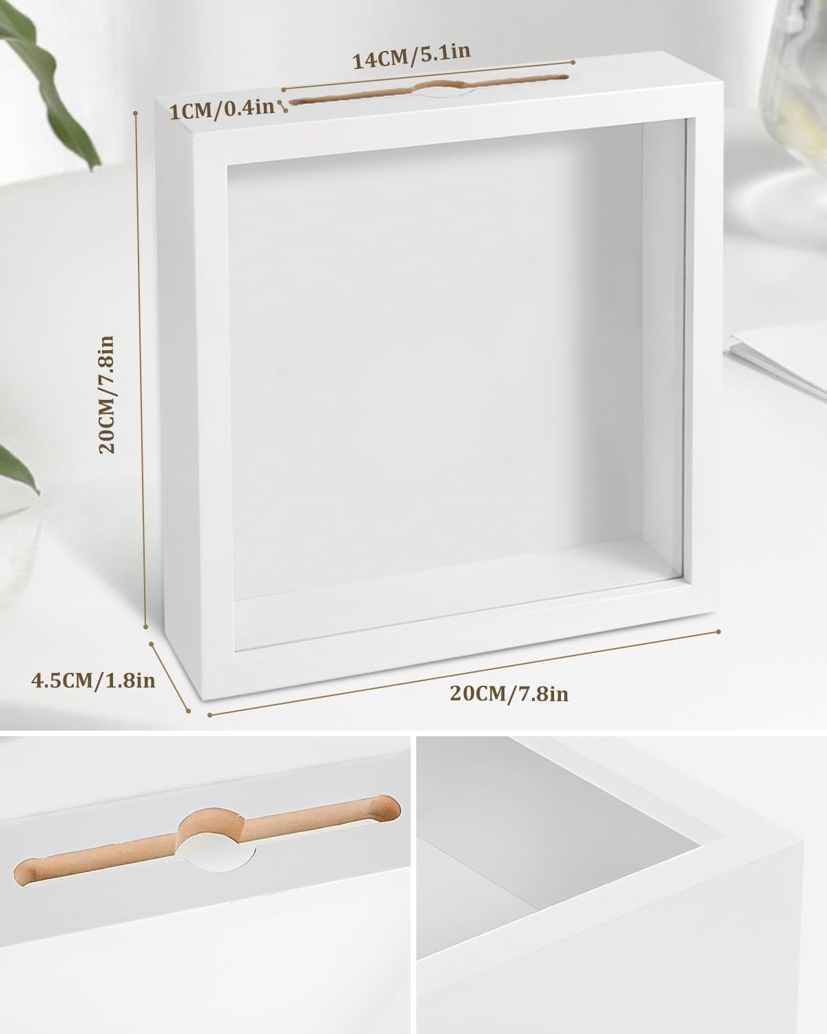 Adventure Archive Box, 12 x 12 Inch Travel Box for Memorie
