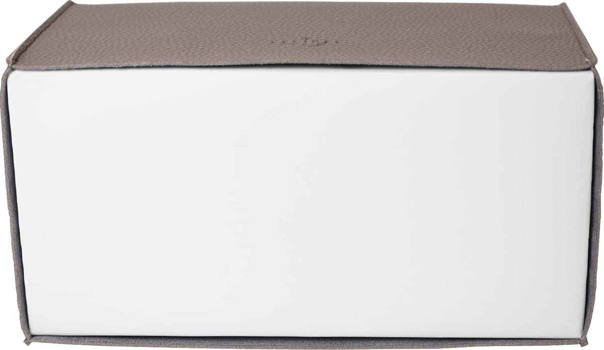 Carrotez Tissue Box Cover, [Refined] Modern PU Leather Rectangular Tissue Box Holder - Decorative Holder/Organizer for Bathroom Vanity Countertop, Night Stands, Office Desk 9.5"X5"X5" - Cocoa Brown