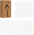 22pc Australian Made White Spell Candles – 4" Unscented Mini Taper Chime Candles for Witchcraft, Rituals, Wiccan Altar, Meditation, Prayer, Spells, Shabbat, Wedding – Ritual Candlesticks