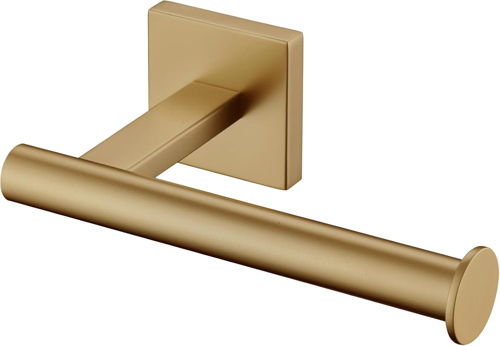KOKOSIRI Toilet Paper Holder Toilet Roll Holders Hold Mega Rolls Kitchen Bathroom Tissue Paper Dispenser Champagne Bronze Stainless Steel, B2008CPG