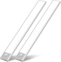 Alivation Wireless Under Cabinet Lights - 52 LED Closet Lights with Motion Sensor, USB-C Rechargeable, 1500mah Battery Operated, 2Pack