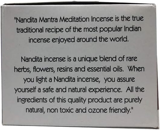 Nandita Mantra Meditation Premium Masala Incense Sticks - Pack of 3 (15 Gram Each)