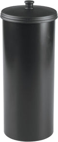 iDesign Freestanding Bathroom Toilet Paper Storage Holder, Matte Black