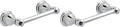 DELTA Faucet Rubber Limited AUB50-PC Aubrey Wall Mount Pivot Arm Toilet Paper Holder Bath Hardware Accessory in Polished Chrome (Pack of 2)