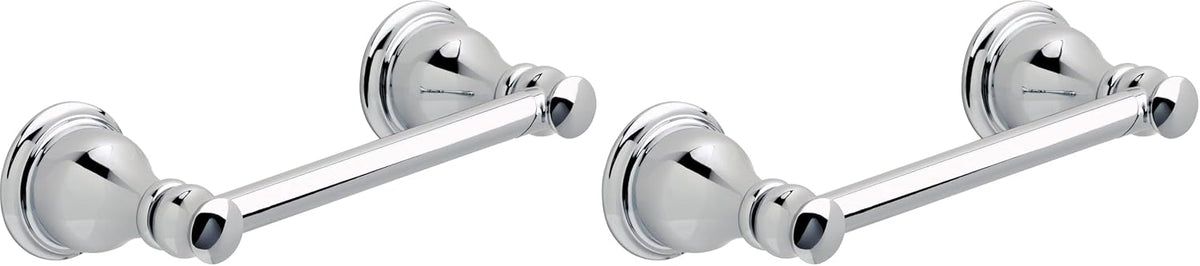 DELTA Faucet Rubber Limited AUB50-PC Aubrey Wall Mount Pivot Arm Toilet Paper Holder Bath Hardware Accessory in Polished Chrome (Pack of 2)