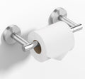 HITSLAM Brushed Nickel Toilet Paper Holder, Double Post Pivoting, SS304