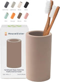 Handmade Diatomite Drying Stone Toothbrush Holder Stand (Brown)