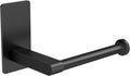 STWWO Toilet Paper Holder Self Adhesive, Extra-Wide Gap, Matte Black