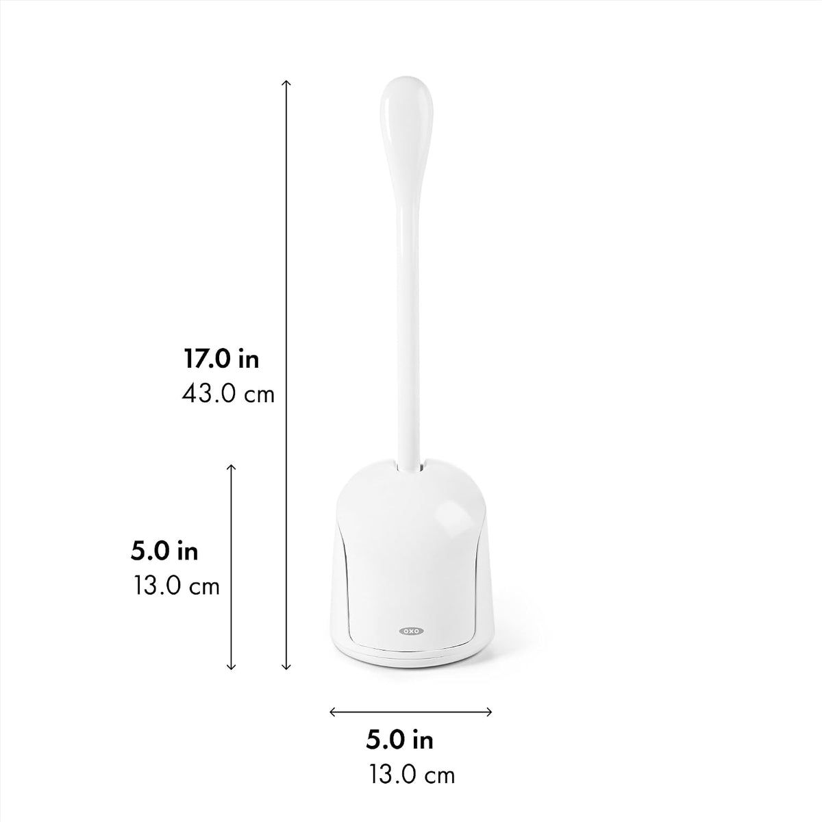 OXO Good Grips Compact Toilet Brush & Automatic Canister Door