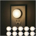 Lights By Night Mini Plug in Night Light with Dusk to Dawn Sensor, 10 Pack