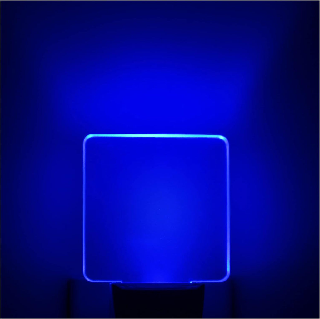 Blue Led Night Light Plug in - 4 Pack Dusk to Dawn Sensor Auto ON Off 0.5W