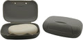 Travel Soap Holder Bar Soap Dish Shower Soap Saver Case Container Box for Bathroom Camping Gym Vonpri (Gray Without Bag)
