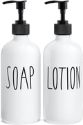 MOMEEMO White Soap Dispenser Bathroom Set