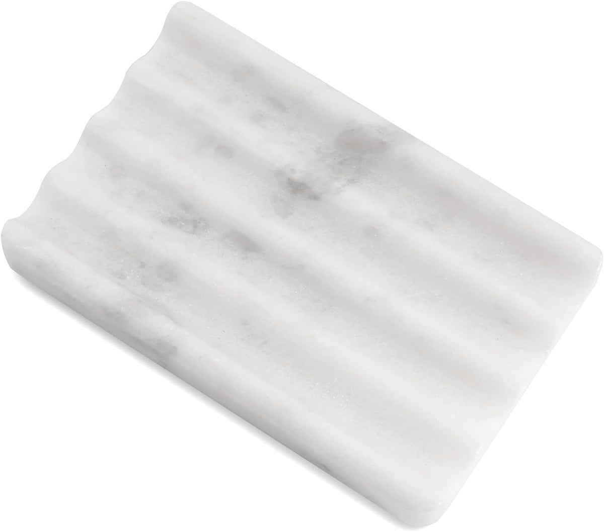 2 Pcs Marble Soap Holder, Soap Dish for Shower, Bathroom, Kitchen, Multi-Function Bar Soaps Holder, Soaps Saver with Water Ripple Design, Soap Tray(Namib Fantasy)