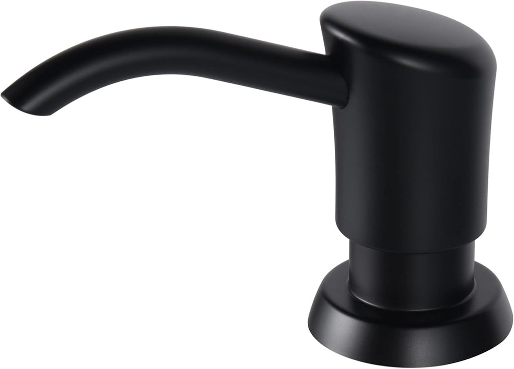 GAGALIFE Dish Soap Dispenser for Kitchen Sink, 17 oz Bottle, Matte Black