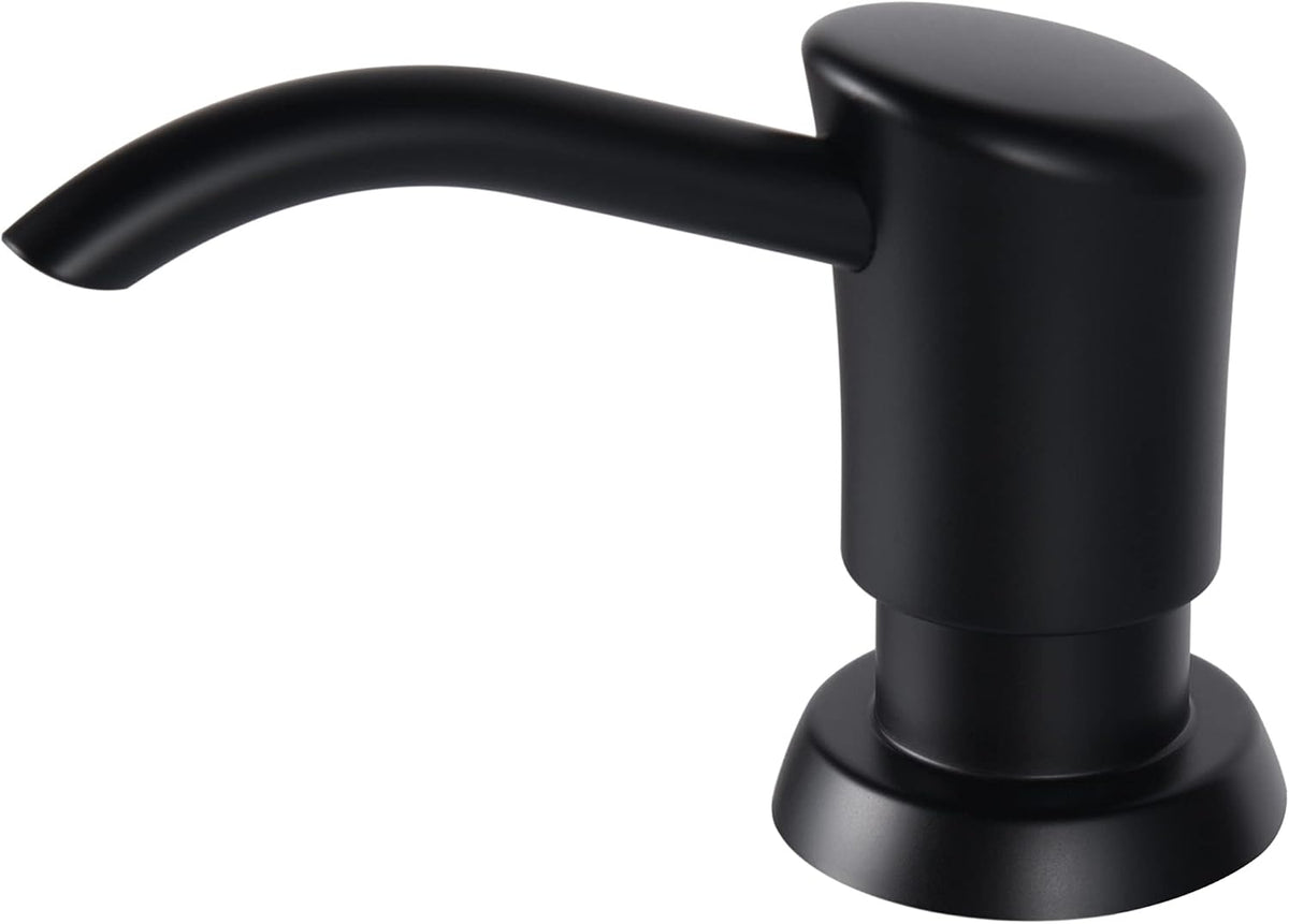 GAGALIFE Dish Soap Dispenser for Kitchen Sink, 17 oz Bottle, Matte Black