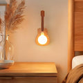 Solid Wood Guitar Night Light Motion Sensor Rechargeable Magnetic LED Lamp